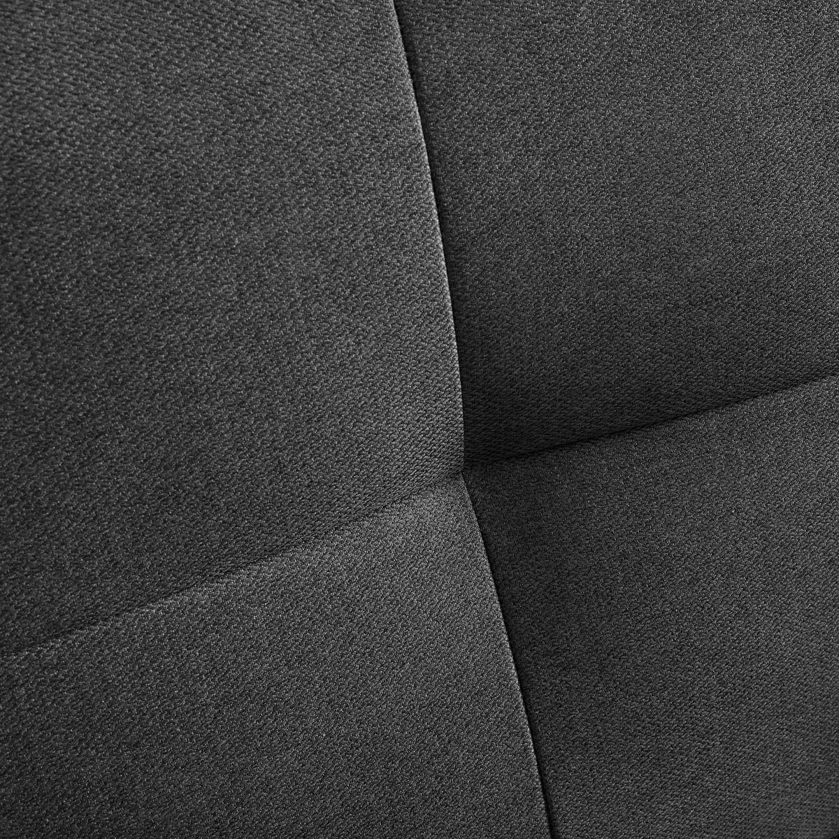 Rozkládací pohovka MALIC tmavěšedá - barvy dubu/tmavě šedá, Moderní, kov/textil (150/84/90cm) - Bessagi Home
