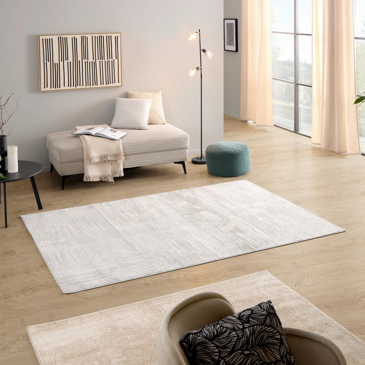 Szőtt Szőnyeg Walter Kb. 120/170cm - világosszürke, Basics, textil (120/170cm) - James Wood