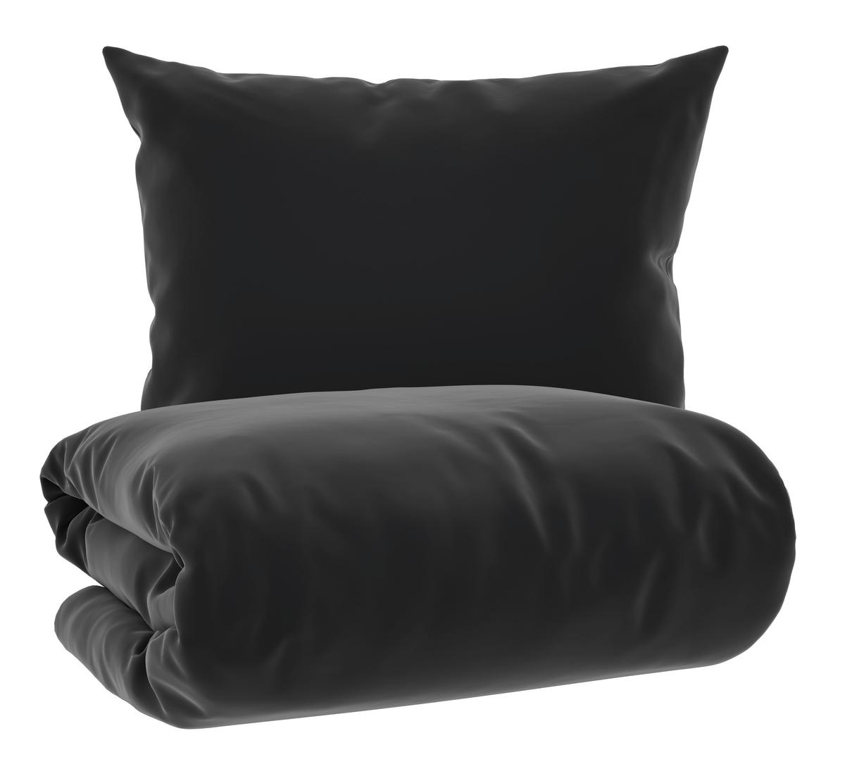 POSTEĽNÁ BIELIZEŇ XENIA UNI - čierna, Modern, textil (140/200cm) - Premium Living