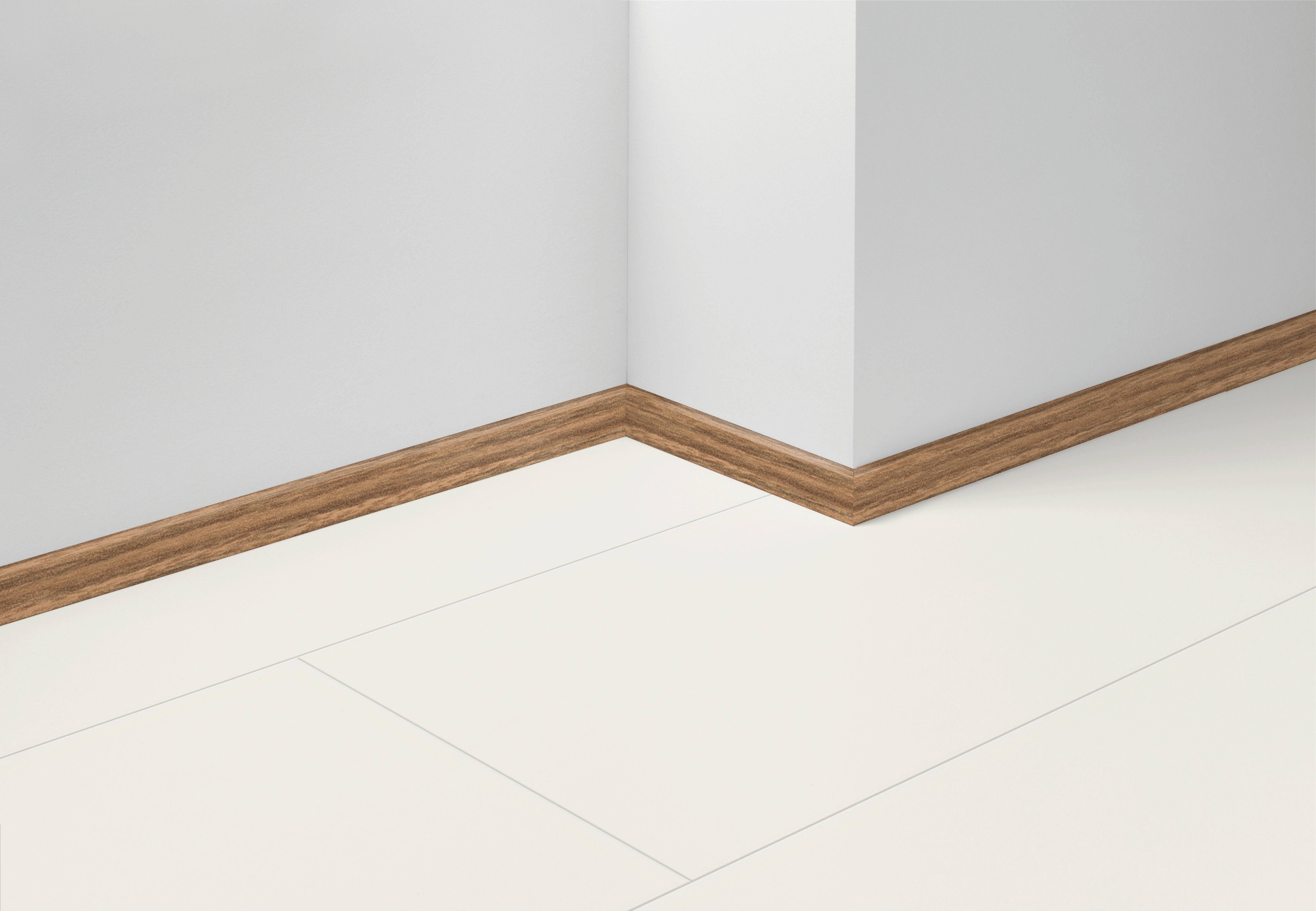 Sockelleiste Nussbaum - Rotbraun/Nussbaumfarben, Basics, Holzwerkstoff (220/1,6/4cm) - Parador