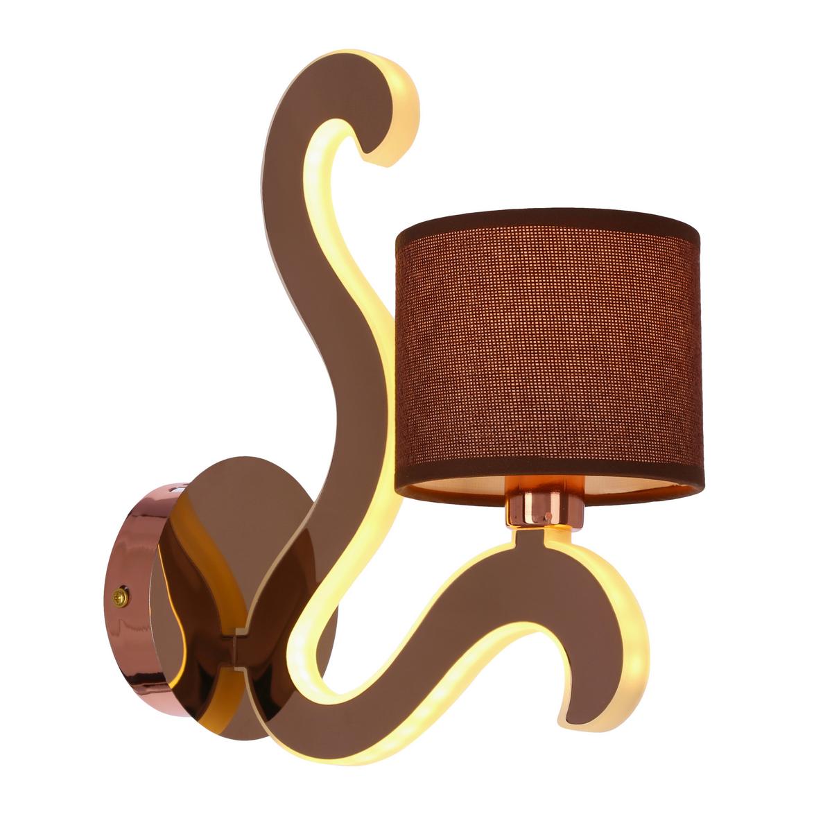 Wandleuchte 21-33499 Ambrosia - Goldfarben/Schwarz, KONVENTIONELL, Metall (26/10/30cm)
