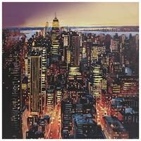 Obraz na plátně 100/100cm - vícebarevná, Moderní, dřevo/textil (100/100/3cm) - Mömax