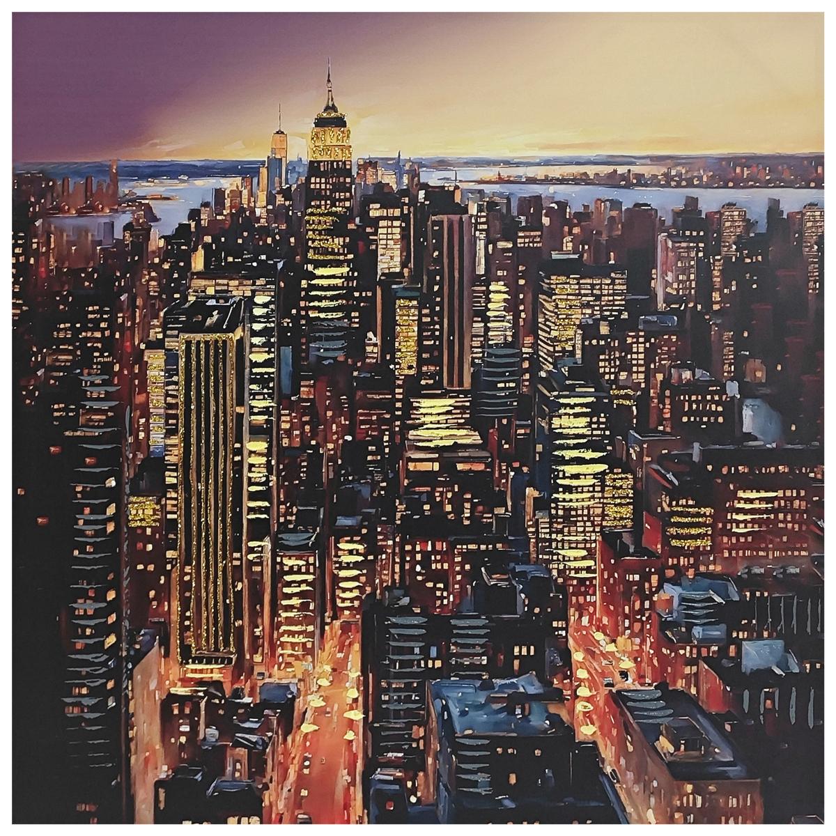 Obraz na plátně 100/100cm - vícebarevná, Moderní, dřevo/textil (100/100/3cm) - Mömax