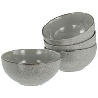 Schüsselset Nature Collection Stone, 4--Teilig., Grau - Grau, Design, Keramik - Creatable