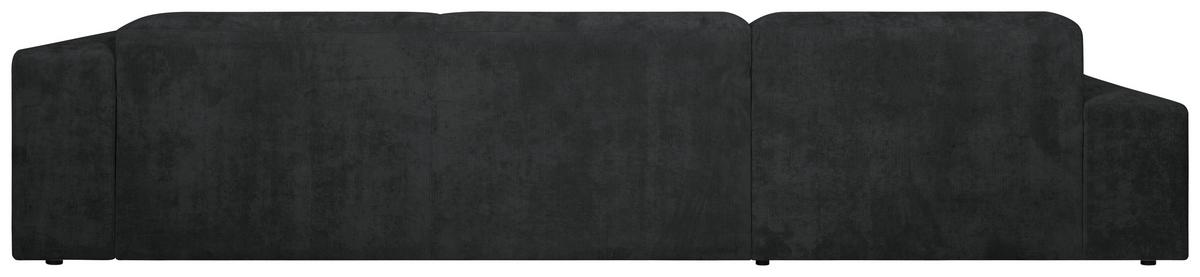 Ecksofa Hannah Schwarz 343cm - Schwarz, Design, Textil (170/343cm) - MID.YOU