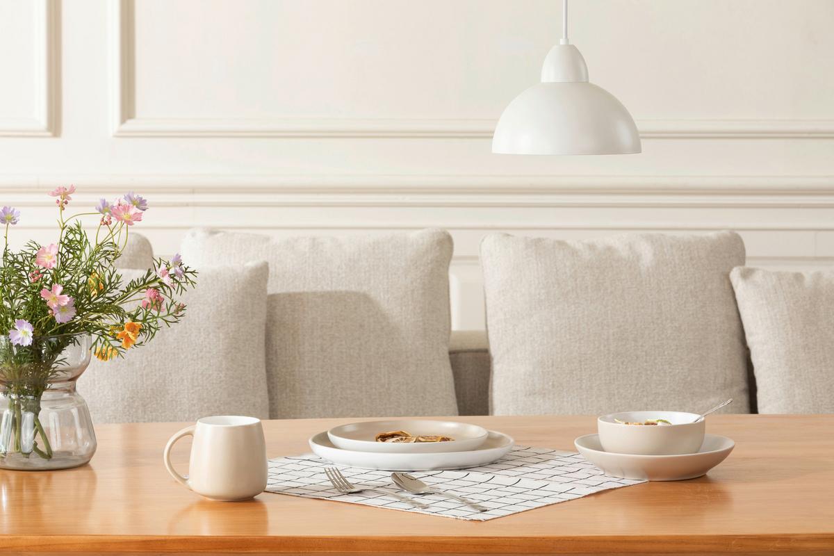 Kaffeebecher New Bone China 420 Ml Elina - Beige, Basics, Keramik (7,8/9,5cm) - James Wood