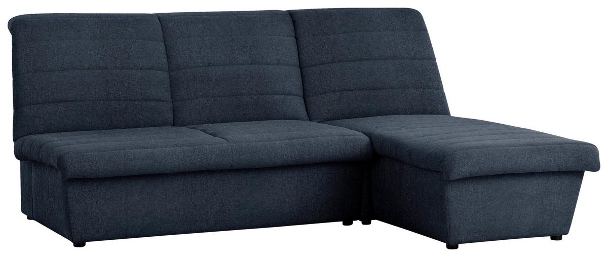 Ecksofa Looks Viii - Schwarz/Dunkelblau, Design, Textil (214/168cm) - LOOKS by W.Joop