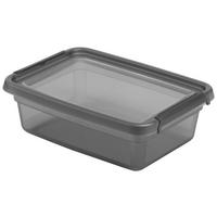 ÚLOŽNÝ BOX BLACKY - CA. 8,5L - černá/průhledné, Moderní, plast (28/38/12cm) - Mömax