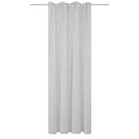 Ösenvorhang Softy - Grau, Basics, Textil (140/225cm) - Schmidt W. Gmbh