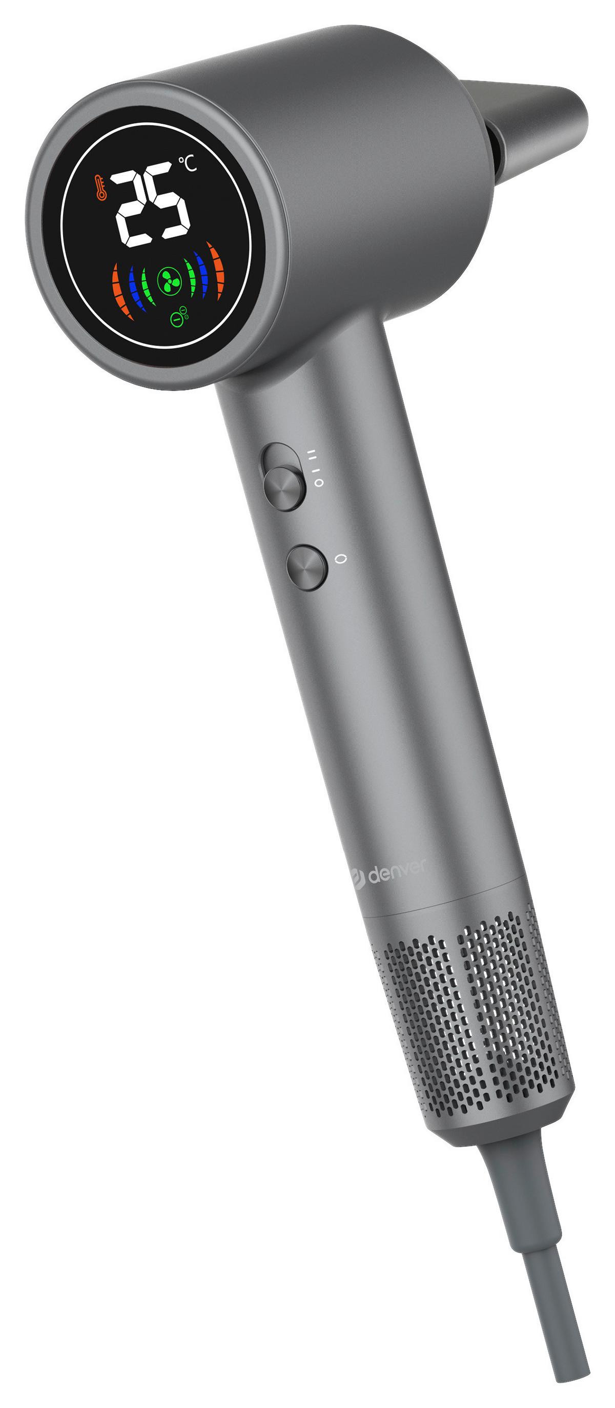 Haartrockner Hdd-1400dgr - Dunkelgrau, MODERN, Kunststoff (7/28/8,9cm)