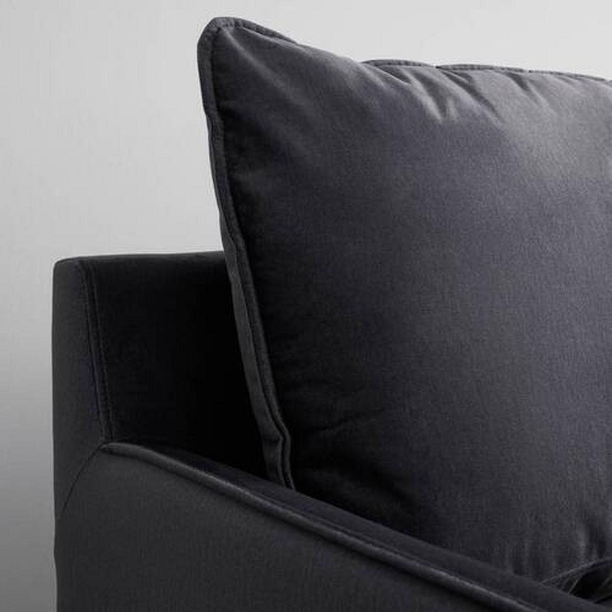 Sedacia súprava ANGELINA - sivá/tmavosivá, Modern, drevo/textil (229/87/154cm) - Bessagi Home