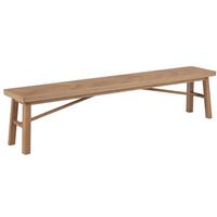 Lavice GALWAY dyha dub 200cm - barvy dubu, Basics, kompozitní dřevo (200/45/36cm)