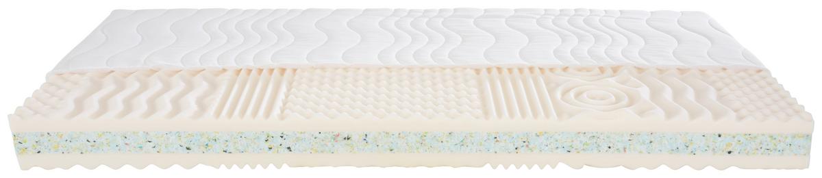 7 zónový matrac Supra hard 100x200cm, H4, V: 17cm - biela, textil (100/200cm) - Nadana