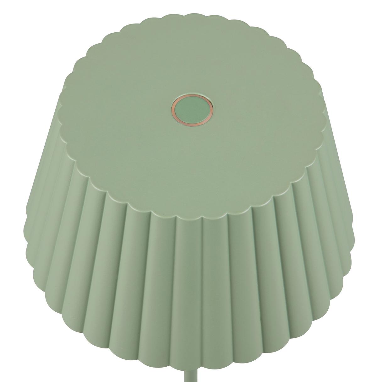 Akku-Stehleuchte R47706149 Suarez - Grün, Design, Metall (13,5/123cm)