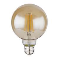 LED žárovka 7 Watt, E27 - kov/sklo (9,5/14cm) - Globo