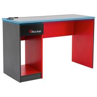 Gamingtisch Carbon-Tek - Rot/Schwarz, MODERN, Holzwerkstoff (123,5/53,3/75,5cm) - X Rocker