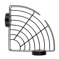 Regál do sprchovacieho kúta STATIC LOC PAVIA 24872100 - čierna, Modern, kov (27/9,8/20cm) - Wenko