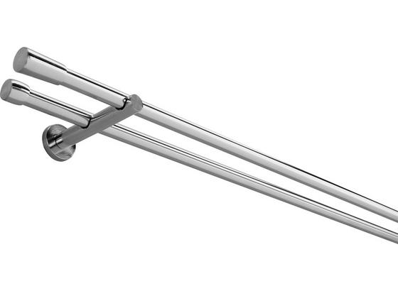 Sada Tyčí Na Závesy Marie - farby ušľachtilej ocele, kov (160cm) - Mömax modern living Sada Tyčí Na Závesy Marie - farby ušľachtilej ocele, kov (160cm) - Mömax modern living