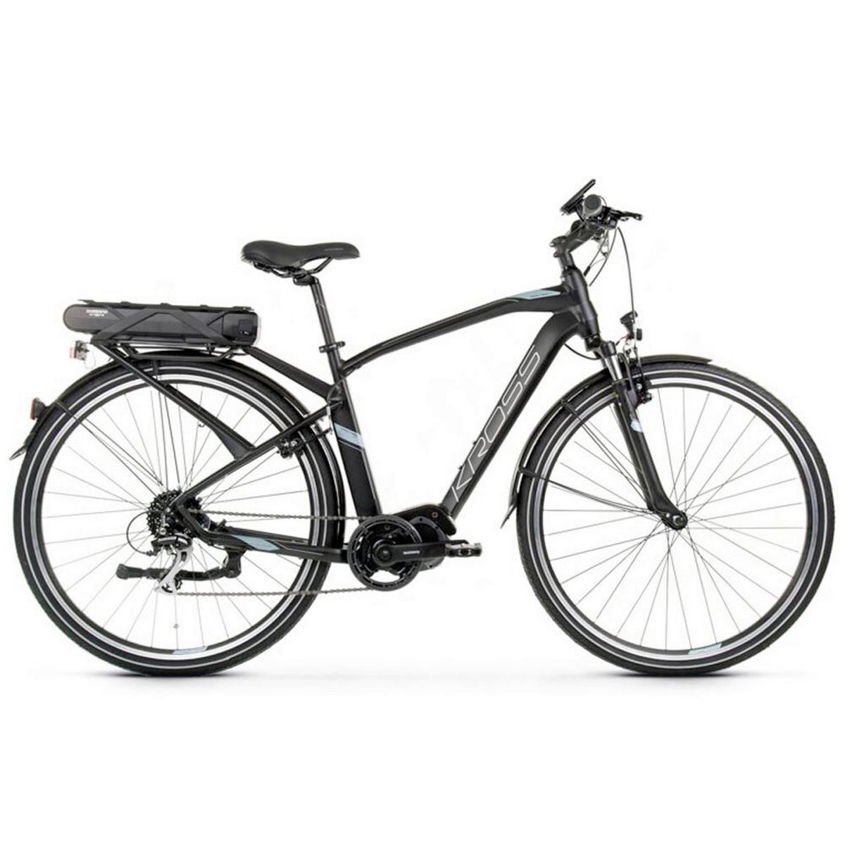 Elektrofahrrad Kross Trans Hybrid 2.0 Rh-Xl - Schwarz, KONVENTIONELL, Metall (180/65/110cm)