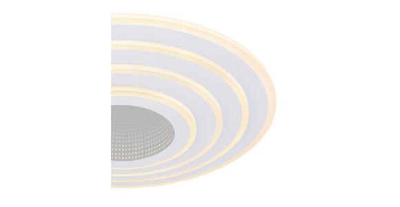 Led-deckenleuchte Claire Ø 42 Cm Mit Farbwechsler - Weiß, MODERN, Kunststoff/Metall (42/6,7cm) - Luca Bessoni