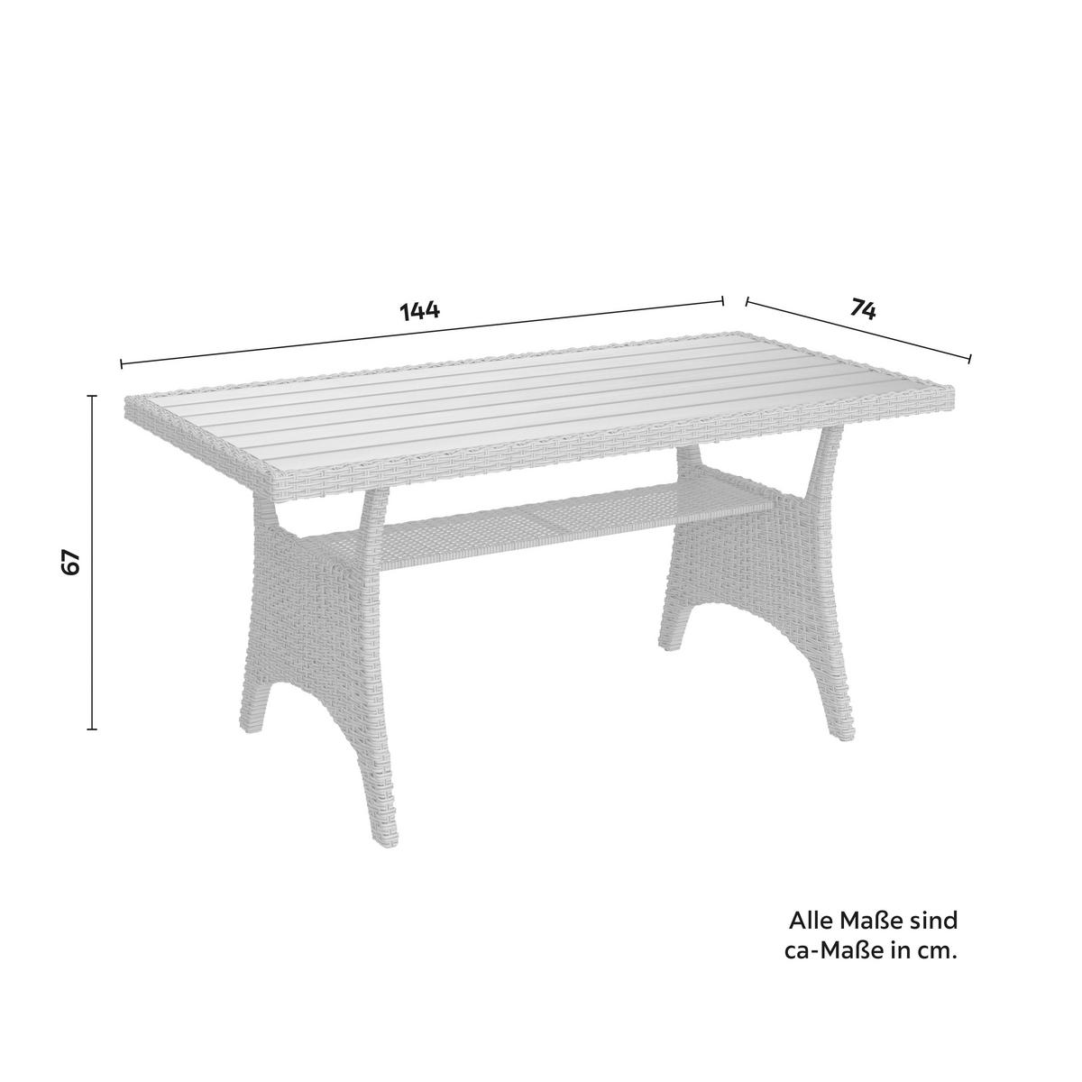 TERASOVÁ SEDACIA SÚPRAVA ALEX - sivá/svetlosivá, Modern, kompozitné drevo/textil (179cm) - Mömax