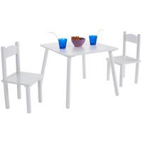 Kindersitzgruppe Bambini Weiß 3--teilig. - Weiß, MODERN, Holz/Holzwerkstoff - P & B