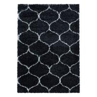 Webteppich Anthrazit Naturfaser Salsa 280x370 cm - Anthrazit, Design, Textil (280/370cm)
