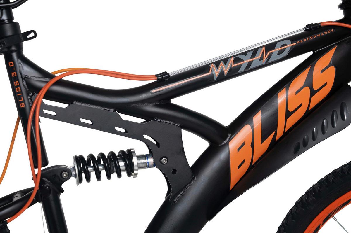 WYLD Mountainbike Fully Bliss schwarz/Orange 26'' - Schwarz, LIFESTYLE, Metall