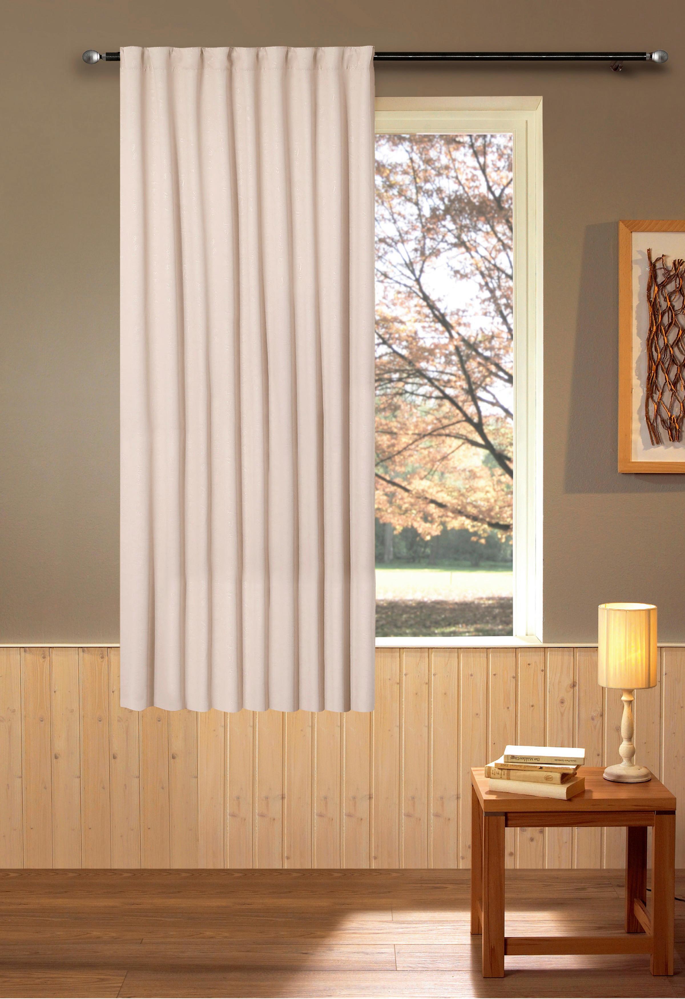 Verdunkelungsvorhang Vera - Beige, ROMANTIK / LANDHAUS, Textil (135/175cm) - James Wood