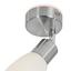 Strahler Brigitte - Nickelfarben, KONVENTIONELL, Glas/Metall (8/8/22,2cm) - Ombra Strahler Brigitte - Nickelfarben, KONVENTIONELL, Glas/Metall (8/8/22,2cm) - Ombra