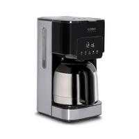 Thermo-kaffeemaschine 1847 - Silberfarben/Schwarz, Basics, Glas (17/32,5/24,5cm) - CASO Design
