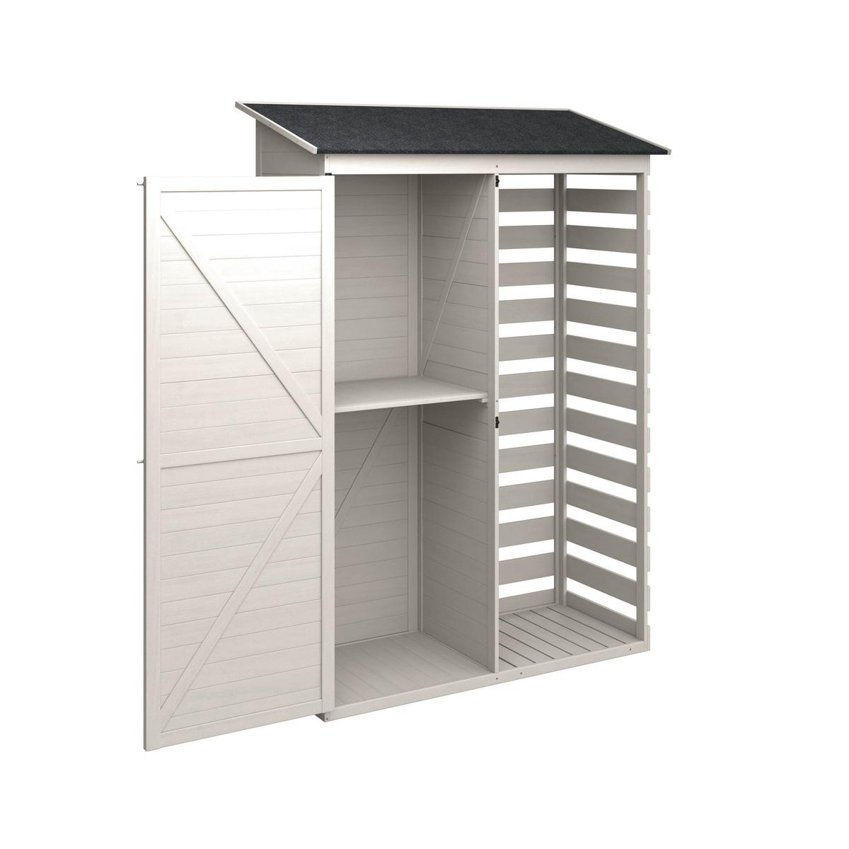 NÁŘAĎOVNA VERA - bílá, Moderní, dřevo (130/55/180cm) - Bessagi Garden