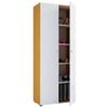 Schuhschrank Vandol Braun/Weiß/Buche Dekor B: 71cm - Buchefarben/Schwarz, Design, Holzwerkstoff (71/180/39cm) - MID.YOU