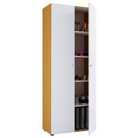 Schuhschrank Vandol Braun/Weiß/Buche Dekor B: 71cm - Buchefarben/Schwarz, Design, Holzwerkstoff (71/180/39cm) - MID.YOU