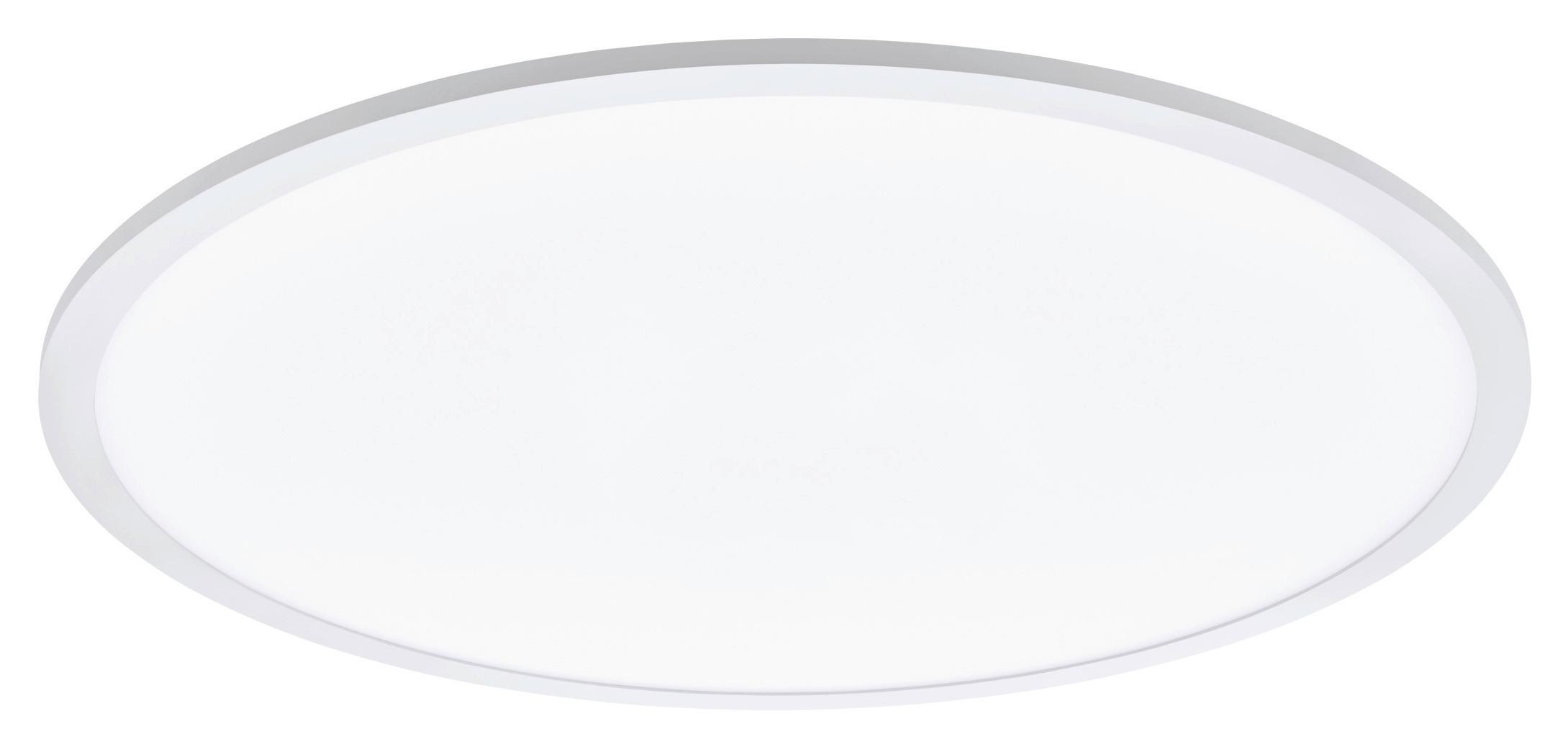 Led-paneel Sarsina Ø 60 Cm Dimmbar - Weiß, MODERN, Kunststoff/Metall (60/5cm) - Eglo