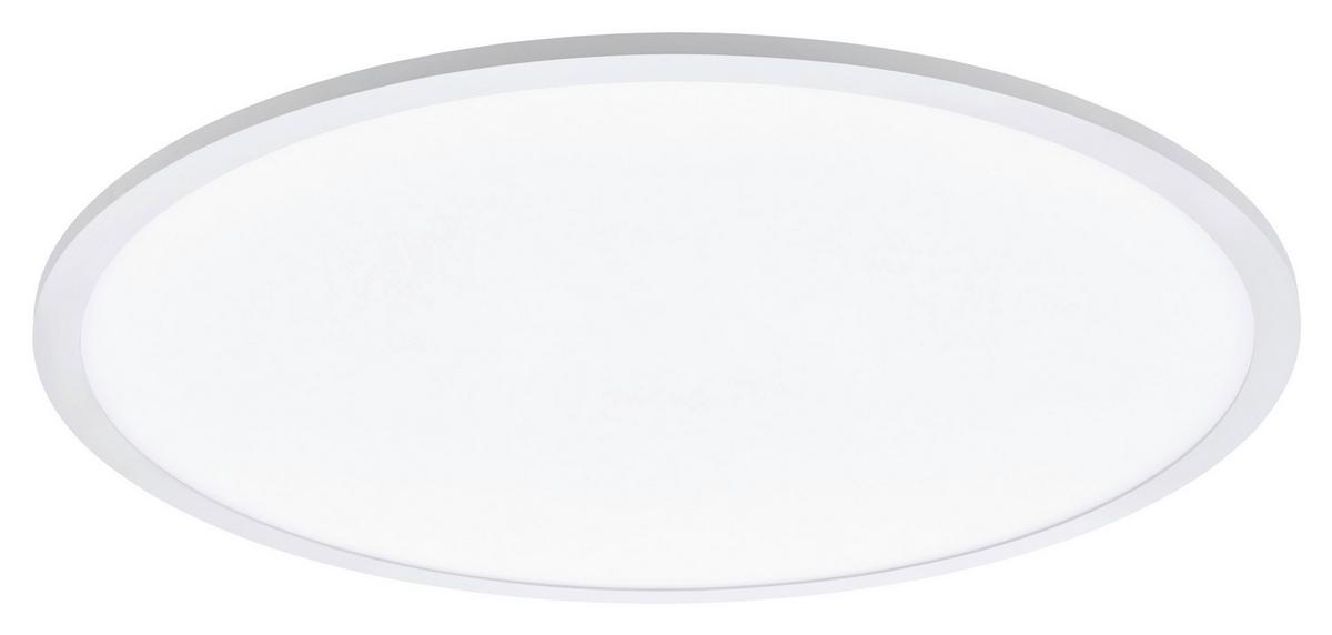 Led-paneel Sarsina Ø 60 Cm Dimmbar - Weiß, MODERN, Kunststoff/Metall (60/5cm) - Eglo