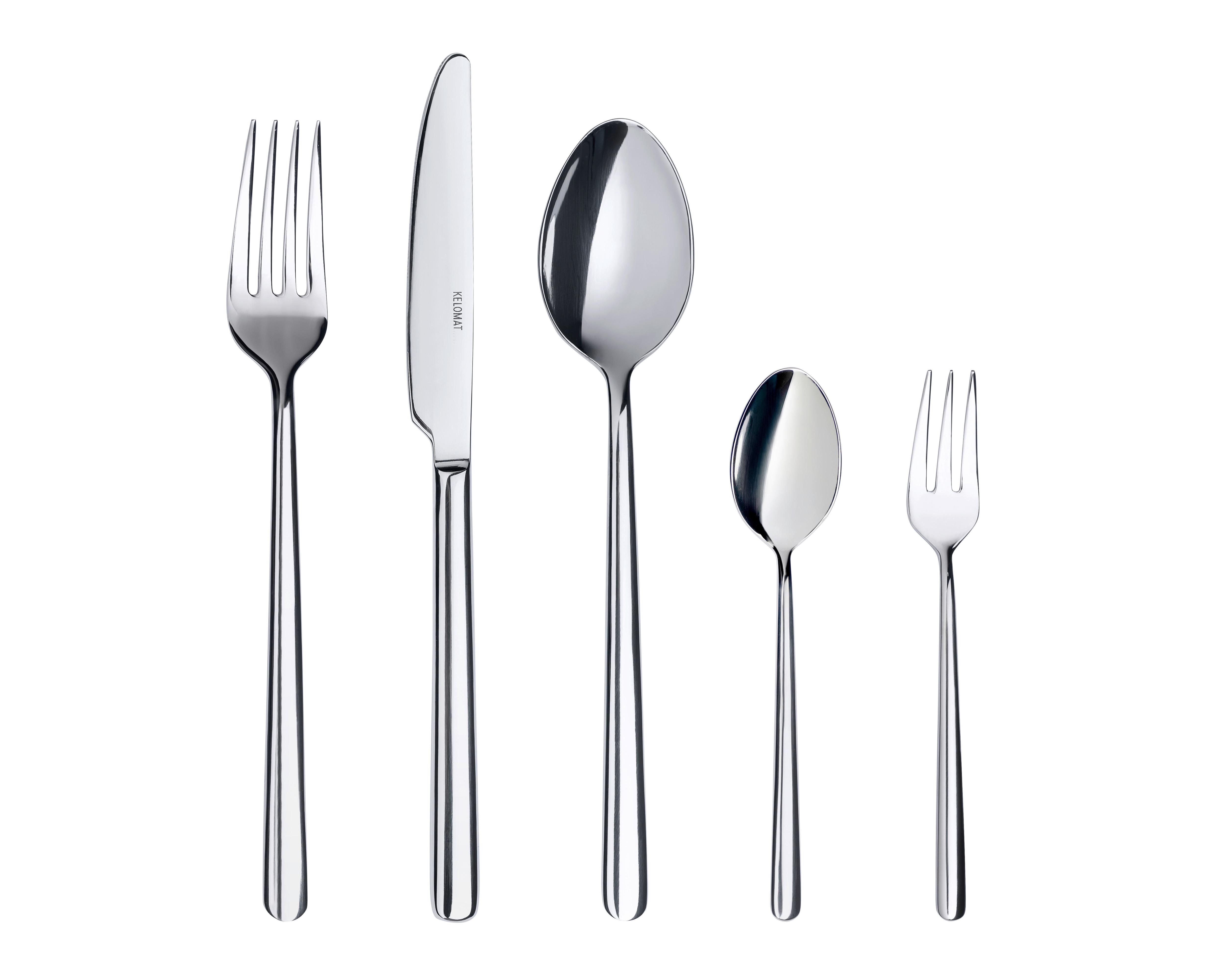 Besteckset Classico - Edelstahlfarben, Basics, Metall (43,7/25,30/5,50cm) - Kelomat