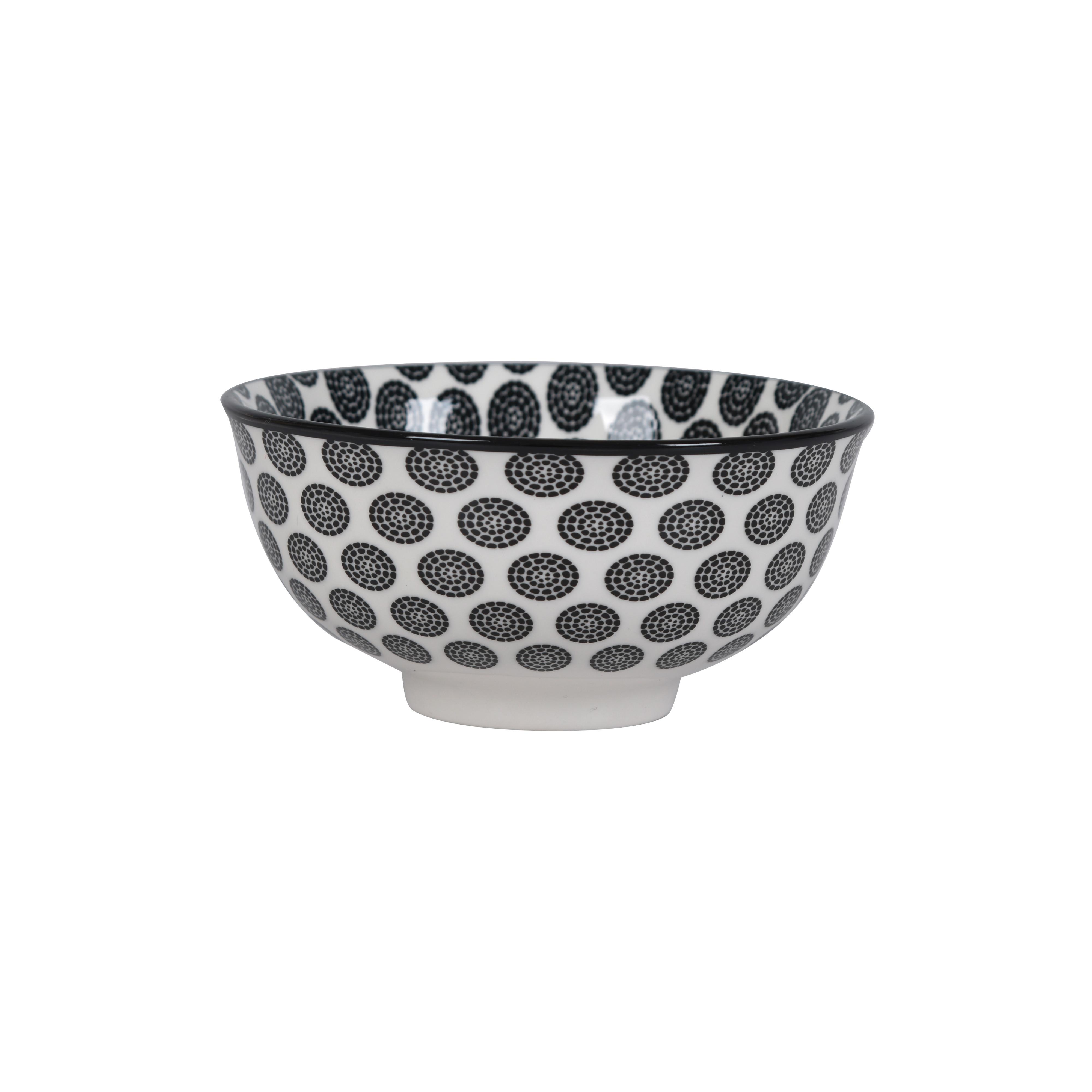 Miska na dip SHIVA - bílá/černá, Lifestyle, keramika (11,7/5,6cm) - Mömax