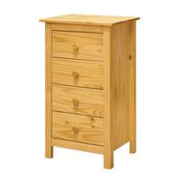 Kommode Naturfarben B: 46cm - Naturfarben, Natur, Holz (46/80/35cm) - Livetastic