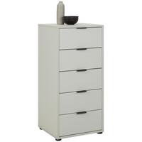 Úzká komoda se zásuvkami Bounty, šedá - šedá/antracitová, Moderní (51/108/45cm) - Premium Living