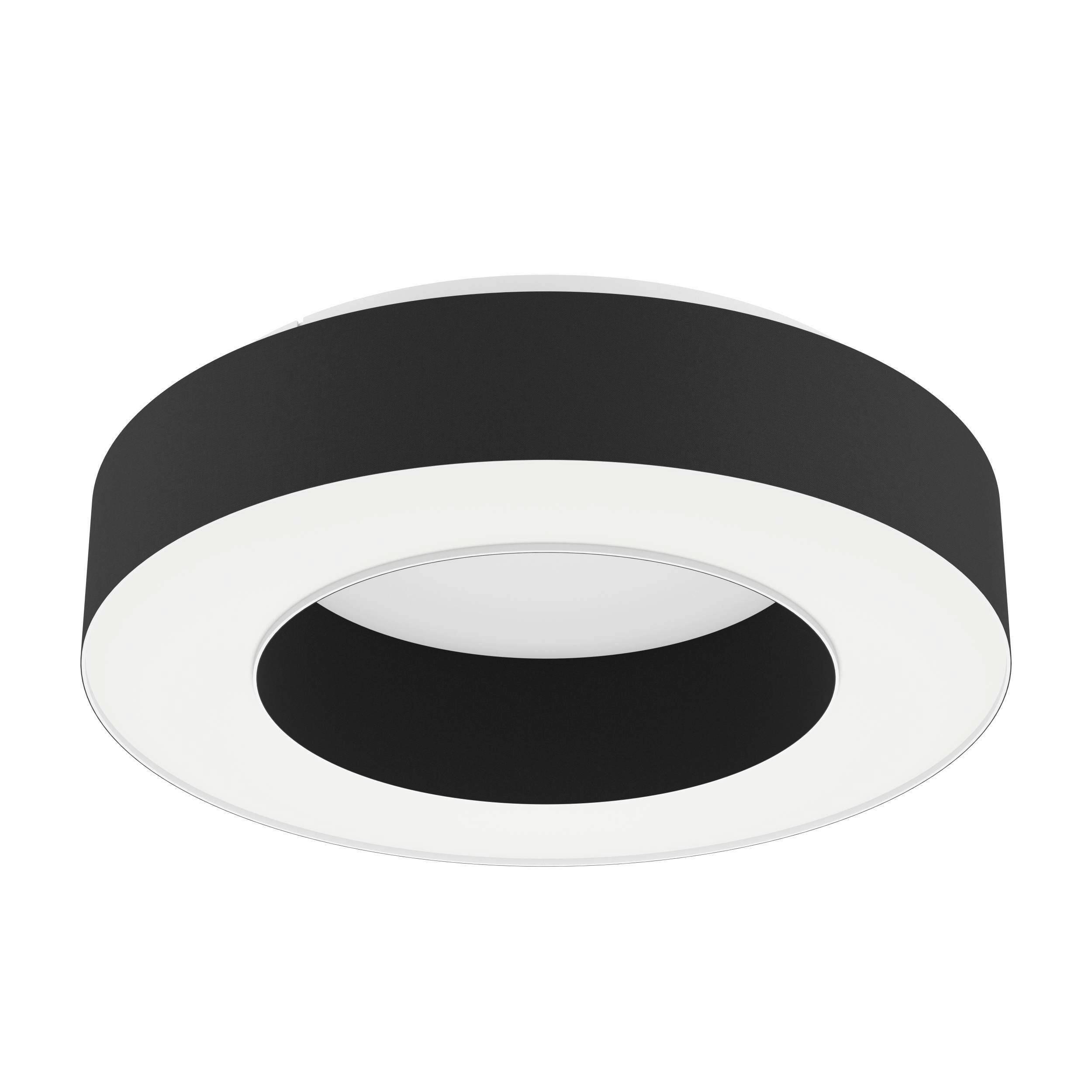 Deckenleuchte Guamare Schwarz Weiß D: 53 cm - Basics (53/13,5cm) - Eglo