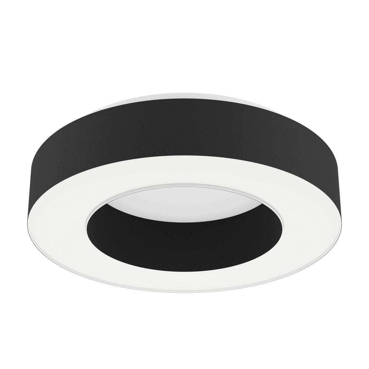 Deckenleuchte Guamare Schwarz Weiß D: 53 cm - Basics (53/13,5cm) - Eglo