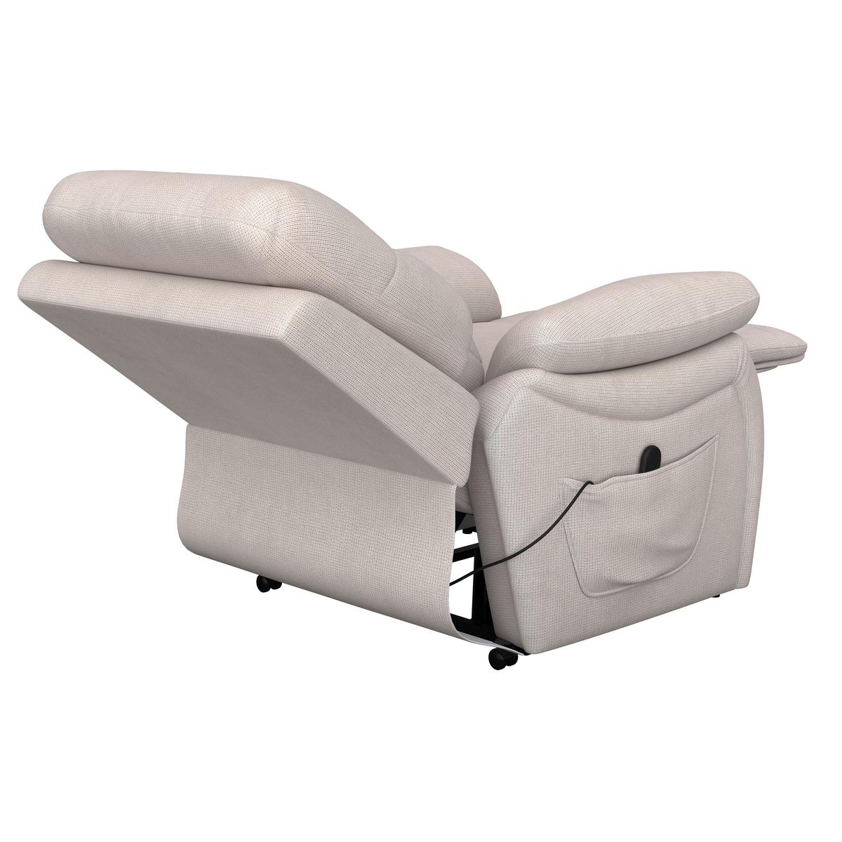 Relaxsessel Mario Webstoff beige, B: 89 cm - Beige/Schwarz, MODERN, Textil/Metall (89/107/94cm) - James Wood