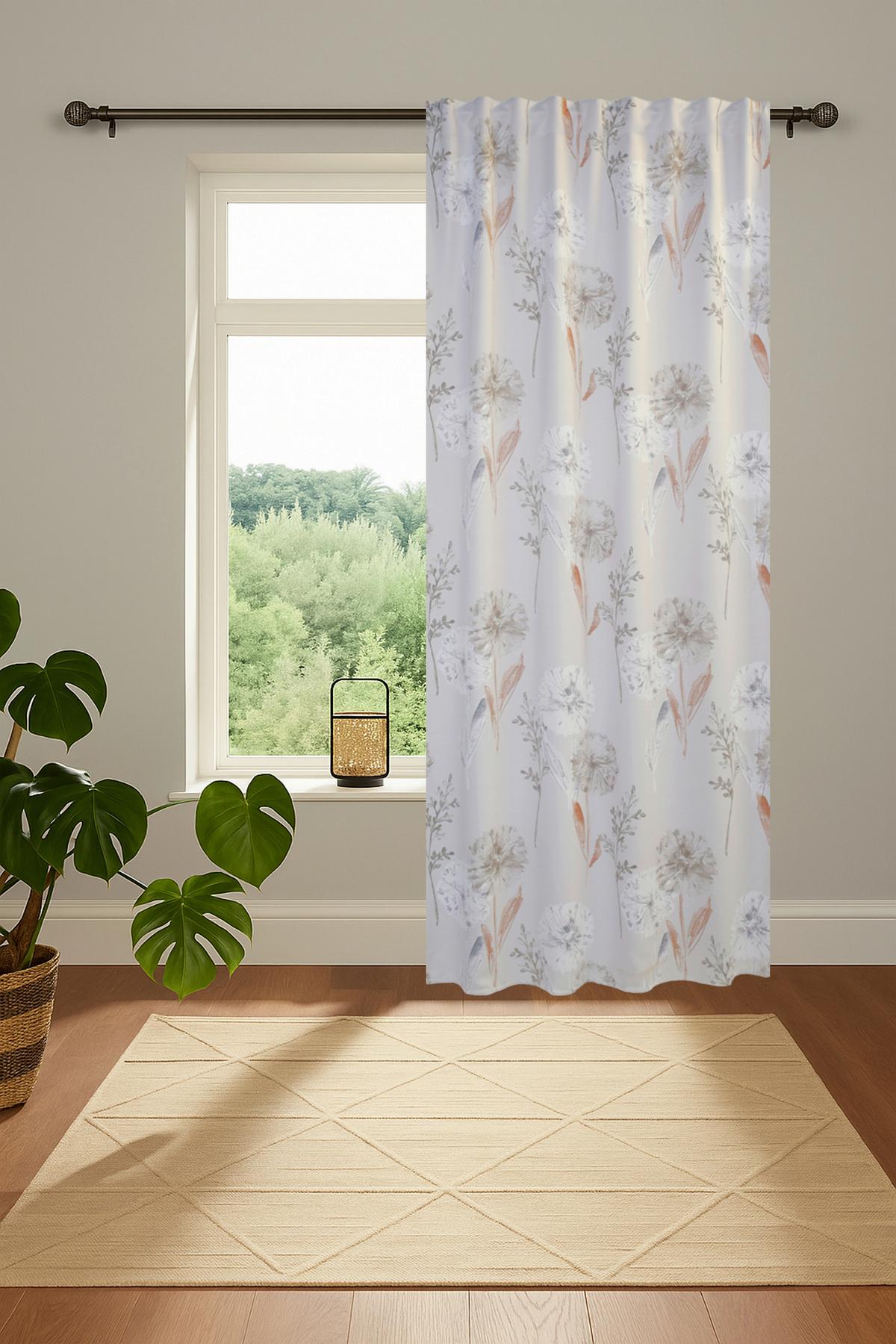 FERTIGVORHANG PEPPE - Taupe, MODERN, Textil (135/245cm) - Luca Bessoni