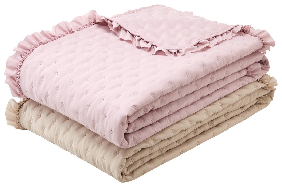DENNÁ PRIKRÝVKA DAISY - béžová, textil (160/220cm) - Mömax