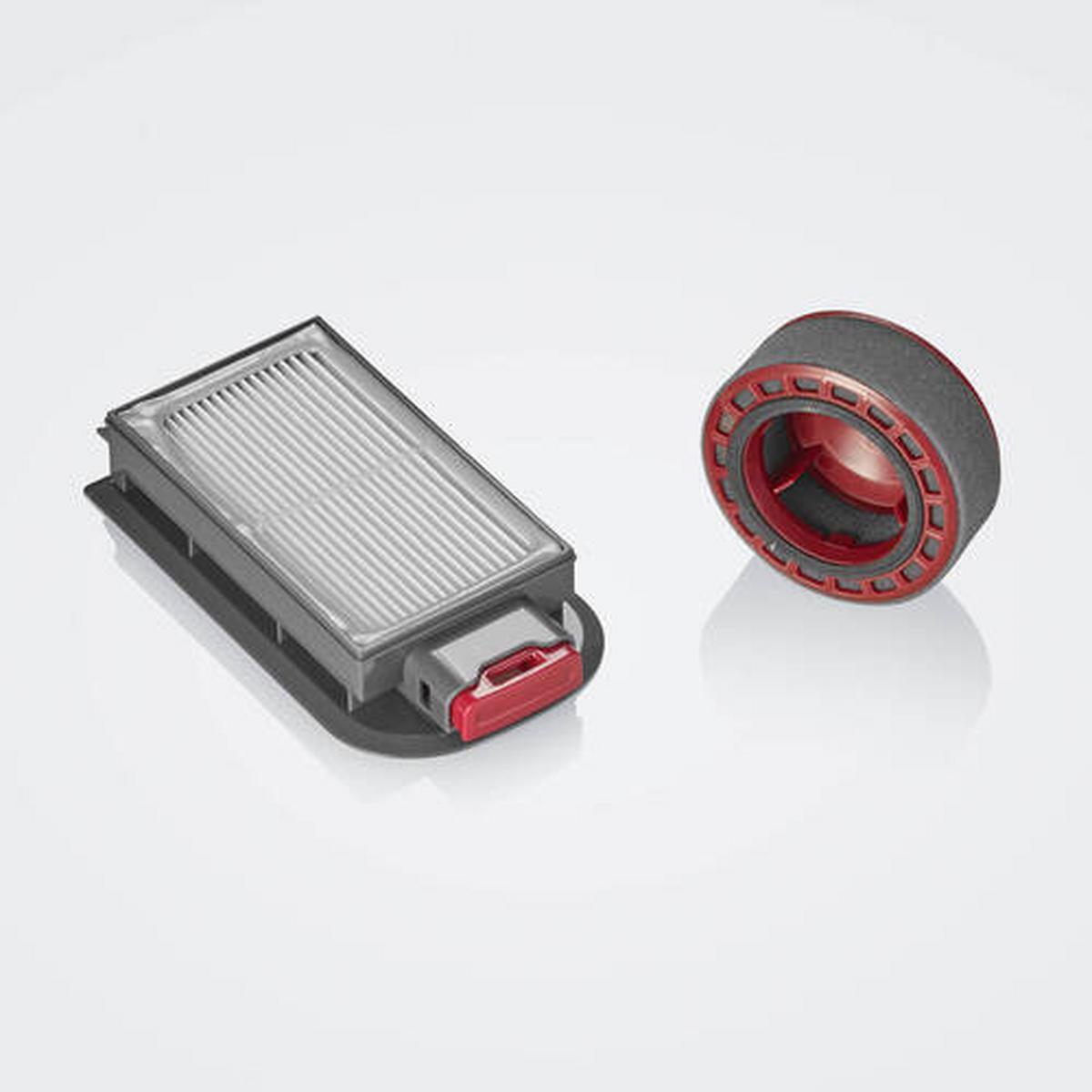 Akku-staubsauger Ohne Beutel Teleskoprohr 90 W - Anthrazit/Rot, Basics, Kunststoff (24/11,5/21cm) - Severin