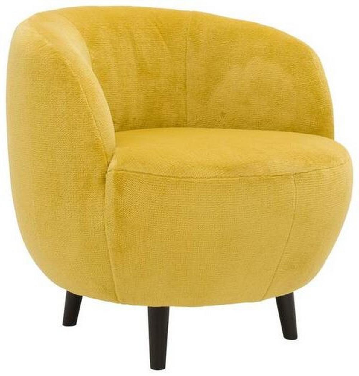 Sessel Looks Xiv - Gelb/Schwarz, Design, Textil (72/72/76cm) - LOOKS by W.Joop