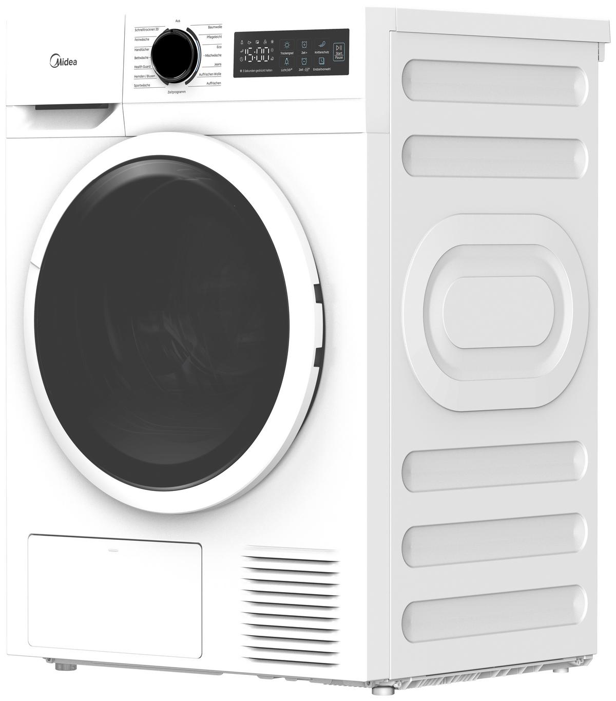 Wärmepumpentrockner Md110h80b-D - Weiß, Basics, Kunststoff/Metall (59,5/85/60cm) - Midea