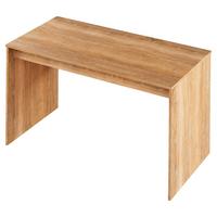 Psací stůl AUREL - barvy dubu, Moderní, kompozitní dřevo (140/77/70cm)