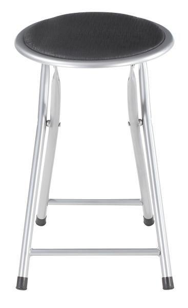 Skladacia Stolička Ouzo Ouzo - čierna/modrá, Moderný, kov/plast (30/45/30cm)